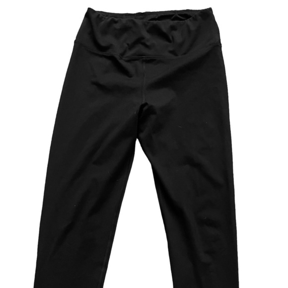 American Eagle black casual elastic tights joggers high rise Women Large - Picture 9 of 16